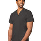 Unisex 3-Pocket V-Neck Top - 601 - Pewter