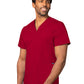 Unisex 3-Pocket V-Neck Top - 601 - Red