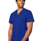 Unisex 3-Pocket V-Neck Top - 601 - Royal Blue