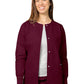 Women's Round Neck Jacket - 602 - Burgundy
