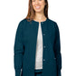 Women's Round Neck Jacket - 602 - Caribbean Blue