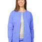 Women's Round Neck Jacket - 602 - Ceil Blue