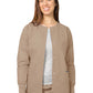 Women's Round Neck Jacket - 602 - Khaki