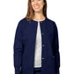 Women's Round Neck Jacket - 602 - Navy
