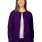 Women's Round Neck Jacket - 602 - Purple