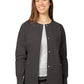 Women's Round Neck Jacket - 602 - Pewter