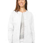Women's Round Neck Jacket - 602 - White