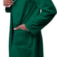 Unisex Five-Pocket 39" Lab Coat - 803 - Hunter Green