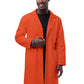Unisex Five-Pocket 39" Lab Coat - 803 - Mandarin Orange