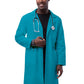 Unisex Five-Pocket 39" Lab Coat - 803 - Teal Blue