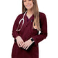 Unisex Three-Pocket 31" Consultation Lab Coat - 805 - Burgundy