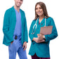 Unisex Three-Pocket 31" Consultation Lab Coat - 805 - Teal Blue