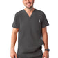 Men's V-Neck Top - A6010 - Pewter