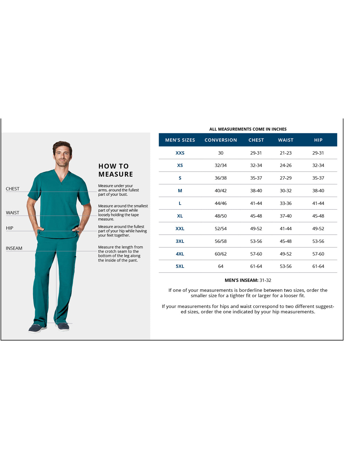 Men's V-Neck Top - A6010 - Royal Blue