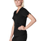 Women's V-Neck Top - P7002 - Black