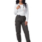 Women's Elastic Drawstring Cargo Pant - S8200 - Charcoal
