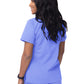 Women's Mock Wrap Top - S8302 - Ceil Blue