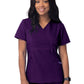 Women's Mock Wrap Top - S8302 - Purple