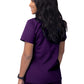 Women's Mock Wrap Top - S8302 - Purple