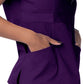 Women's Mock Wrap Top - S8302 - Purple