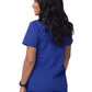 Women's Mock Wrap Top - S8302 - Royal Blue