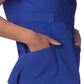 Women's Mock Wrap Top - S8302 - Royal Blue