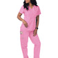 Women's Mock Wrap Top - S8302 - Sherbet