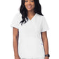 Women's Mock Wrap Top - S8302 - White