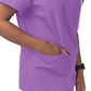 Unisex V-Neck 3 Pocket Top - S8304 - Lavender