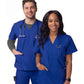 Unisex V-Neck 3 Pocket Top - S8304 - Royal Blue