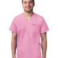 Unisex V-Neck 3 Pocket Top - S8304 - Sherbet