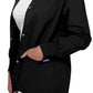 Women's Warm-Up Snap Close Jacket - S8306 - Black