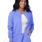 Women's Warm-Up Snap Close Jacket - S8306 - Ceil Blue