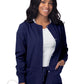 Women's Warm-Up Snap Close Jacket - S8306 - Navy