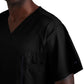 Men's V-Neck Zip Pockets Amplify Top - 0115 - Black
