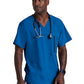 Men's V-Neck Zip Pockets Amplify Top - 0115 - New Royal