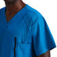 Men's V-Neck Zip Pockets Amplify Top - 0115 - New Royal