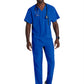 Men's V-Neck Zip Pockets Amplify Top - 0115 - Cobalt