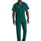 Men's V-Neck Zip Pockets Amplify Top - 0115 - Hunter Green