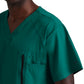 Men's V-Neck Zip Pockets Amplify Top - 0115 - Hunter Green