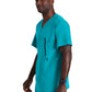 Men's V-Neck Zip Pockets Amplify Top - 0115 - Teal
