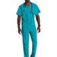 Men's V-Neck Zip Pockets Amplify Top - 0115 - Teal