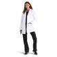 Women's Three-Pocket Round Notch Collar 32" Brooke Lab Coat - 2405 - White