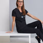 Women's V-Neck Cora Top - 41423 - Black