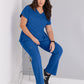 Women's V-Neck Cora Top - 41423 - New Royal