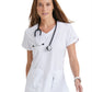 Women's V-Neck Cora Top - 41423 - White