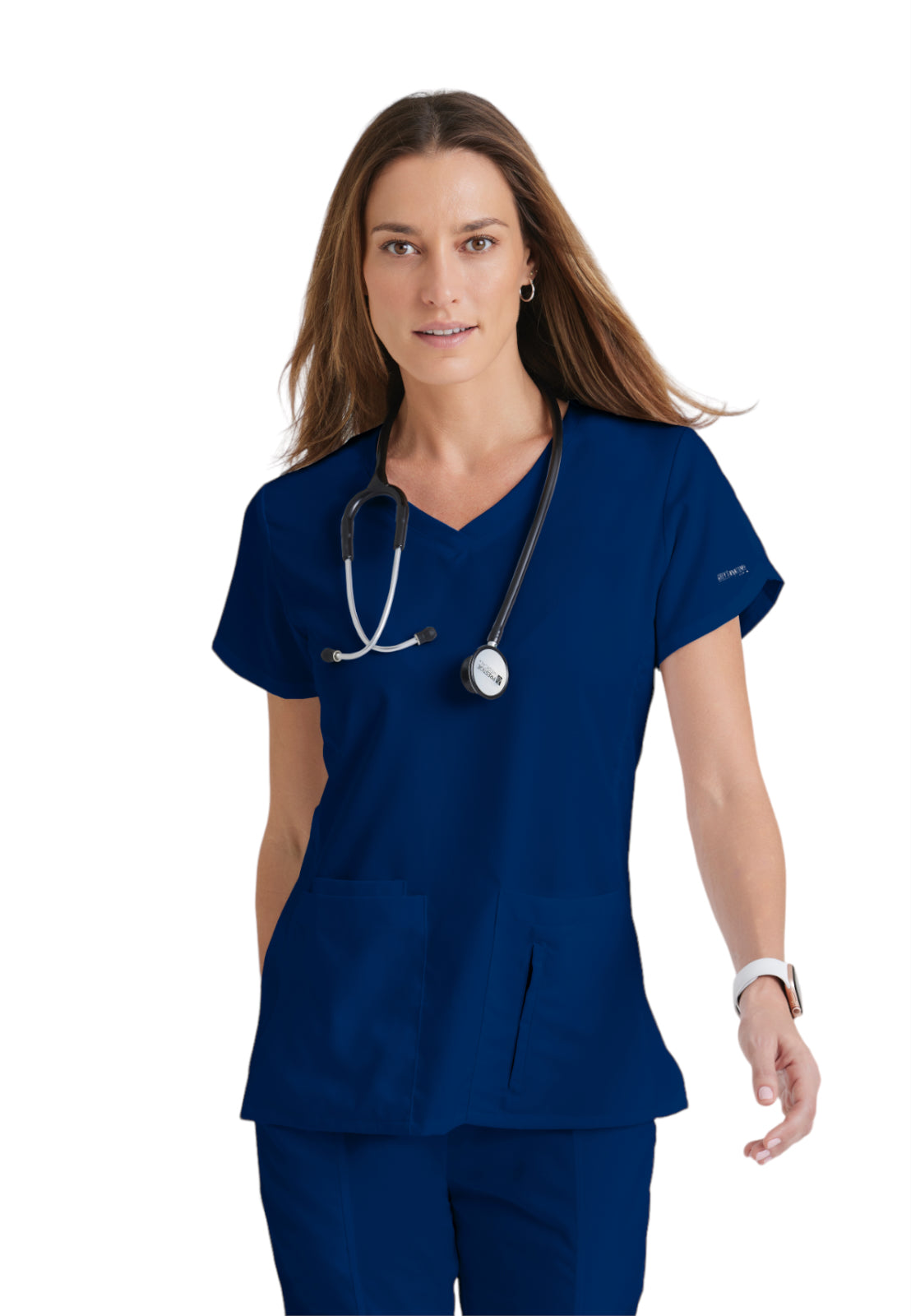 Women's V-Neck Cora Top - 41423 - Indigo (Navy)
