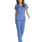 Women's V-Neck Cora Top - 41423 - Ciel Blue