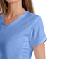 Women's V-Neck Cora Top - 41423 - Ciel Blue