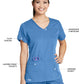 Women's V-Neck Cora Top - 41423 - Ciel Blue